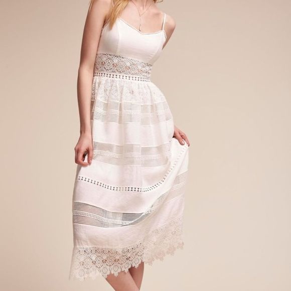 BHLDN Dresses & Skirts - NWOT BHLDN Harlyn Marigny Bridal Dress M